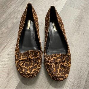 Bcbgeneration animal print loafers size 8.5